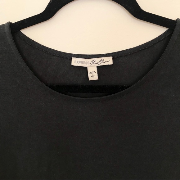 Express Asymmetrical Dress in soft dark grey, S - Picture 4 of 7